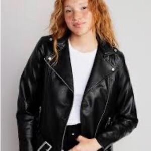 Old Navy Black Biker Jacket  Size XS New with tag